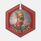 Mijn eerste kerstknuppel aanpassen glas ornament (Voorkant)