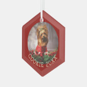 Mijn eerste kerstknuppel aanpassen glas ornament (Voorkant links)