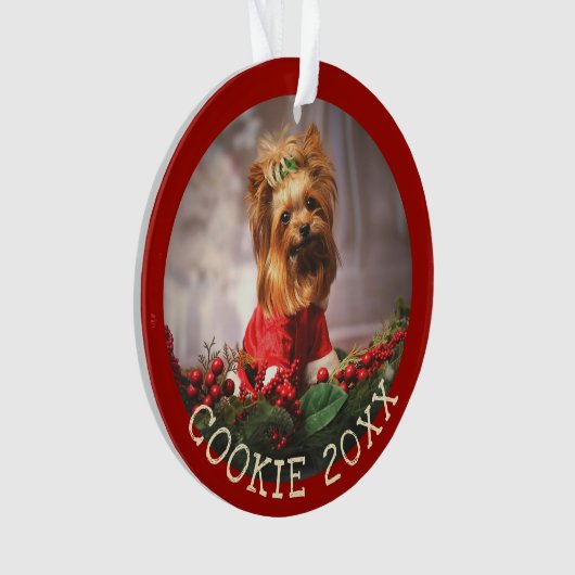 Mijn eerste kerstknuppel aanpassen ornament (voorkant)