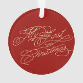 Mijn eerste kerstknuppel aanpassen ornament (achterkant)