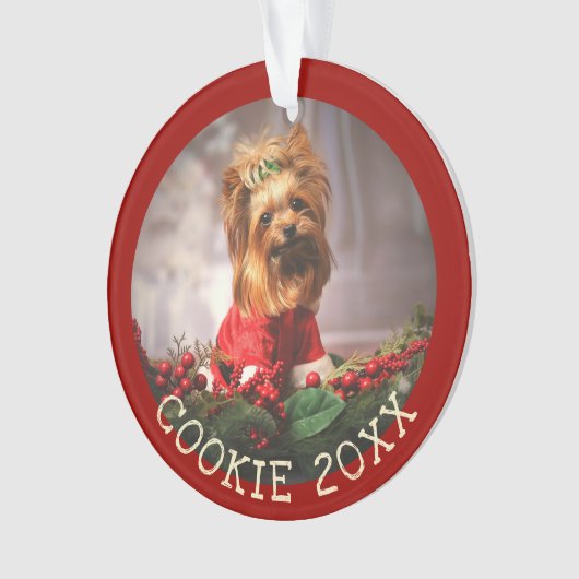 Mijn eerste kerstknuppel aanpassen ornament (voorkant)