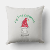 Mijn eerste kerstkussen - aanpasbaar kussen (Achterkant)