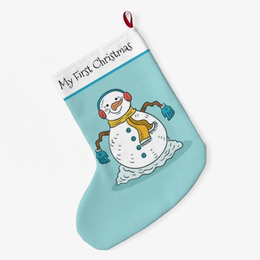 Mijn eerste kerstman grote kerstsok (Achterkant (Hangend))