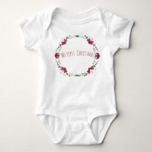 "Mijn eerste Kerstmis" 1 stuk voor Baby Romper