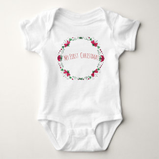 "Mijn eerste Kerstmis" 1 stuk voor Baby Romper