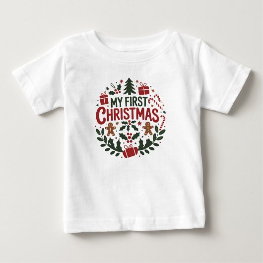 Mijn eerste kerstmis 1e Kerstmis Familie Matching (Voorkant)