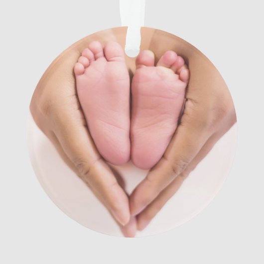 Mijn eerste Kerstmis 2 foto Elegant Script Ornament (achterkant)