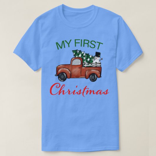 Mijn eerste Kerstmis 6 T-shirt (Design voorkant)