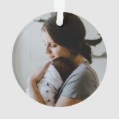 Mijn eerste Kerstmis als een nieuwe mammie, luiers Ornament (achterkant)