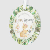 Mijn eerste Kerstmis als een nieuwe mammie, luiers Ornament (voorkant)