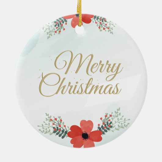 Mijn eerste Kerstmis als mam aanpassen Keramisch Ornament (Achterkant)