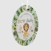 Mijn eerste Kerstmis als nieuwe papa... ... ... pa Ornament (voorkant)