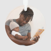 Mijn eerste Kerstmis als nieuwe papa... ... ... pa Ornament (achterkant)