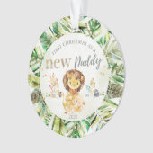 Mijn eerste Kerstmis als nieuwe papa... ... ... pa Ornament (voorkant)