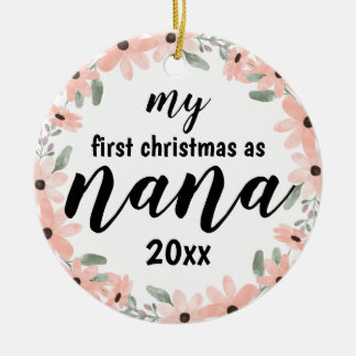 Mijn eerste Kerstmis als  Ornament Nana
