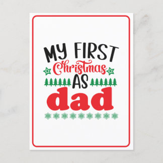 Mijn eerste Kerstmis als pa Briefkaart