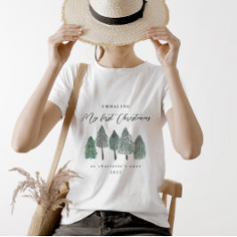 Mijn eerste Kerstmis als tante T-shirt