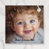 Mijn eerste Kerstmis Bedankjes Labels (Achterkant)