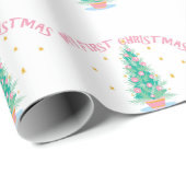 Mijn eerste Kerstmis Cadeaupapier (Rol Hoek)