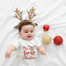 Mijn eerste kerstmis - Cute rendier