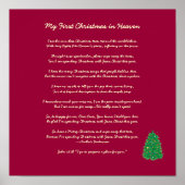 Mijn eerste Kerstmis in de hemel Poster (Voorkant)