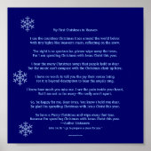 Mijn eerste Kerstmis in de hemel Poster (Voorkant)