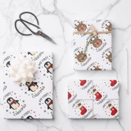 Mijn eerste Kerstmis Inpakpapier Vel