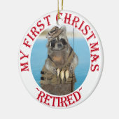 Mijn eerste Kerstmis is in ruste Keramisch Ornament (Links)