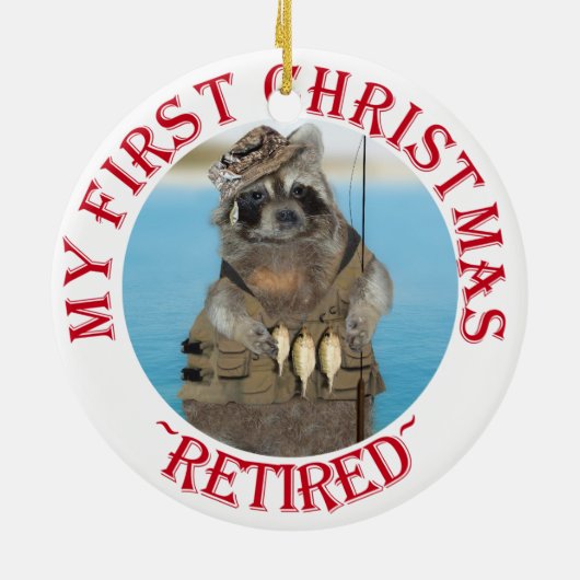 Mijn eerste Kerstmis is in ruste Keramisch Ornament (Achterkant)