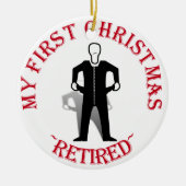 Mijn eerste Kerstmis is in ruste Keramisch Ornament (Voorkant)