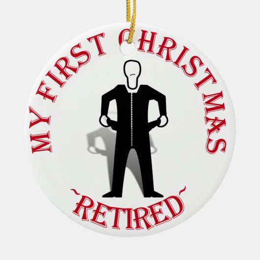 Mijn eerste Kerstmis is in ruste Keramisch Ornament (Voorkant)