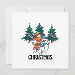 Mijn eerste Kerstmis Kaart