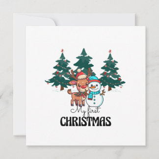 Mijn eerste Kerstmis Kaart