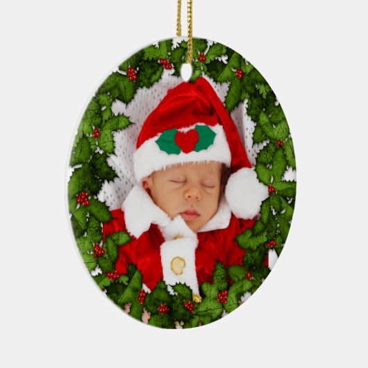 Mijn eerste Kerstmis Keramisch Ornament (Rechts)