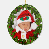 Mijn eerste Kerstmis Keramisch Ornament (Links)