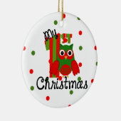 Mijn eerste Kerstmis Keramisch Ornament (Rechts)