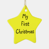 Mijn eerste Kerstmis Keramisch Ornament (Rechts)
