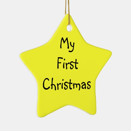 Mijn eerste Kerstmis Keramisch Ornament (Rechts)