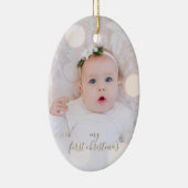 Mijn eerste Kerstmis Keramisch Ornament (Rechts)