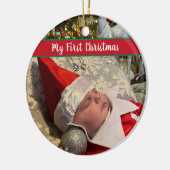 Mijn Eerste Kerstmis Keramische Versiering Keramisch Ornament (Links)