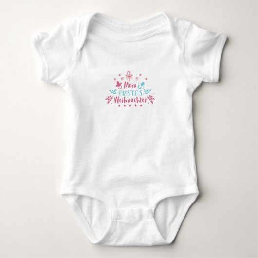 Mijn eerste Kerstmis My First Christmas Romper (Voorkant)