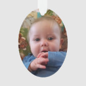 Mijn eerste Kerstmis Nieuwe Baby Keepomwille Ornament (voorkant)
