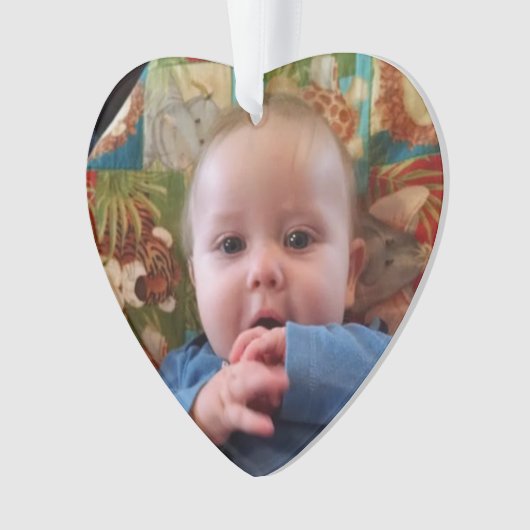 Mijn eerste Kerstmis Nieuwe Baby Keepomwille Ornament (voorkant)