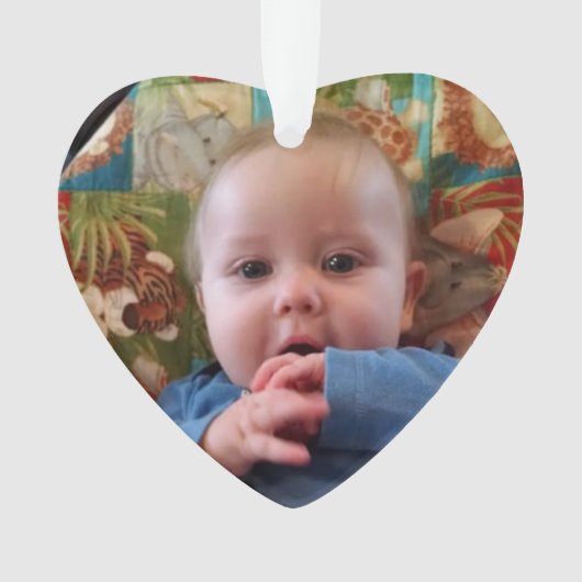 Mijn eerste Kerstmis Nieuwe Baby Keepomwille Ornament (voorkant)