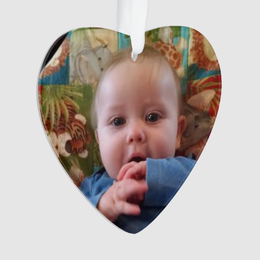 Mijn eerste Kerstmis Nieuwe Baby Keepomwille Ornament (voorkant)