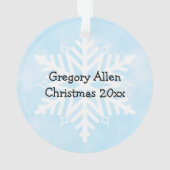 Mijn eerste Kerstmis Nieuwe Baby Keepomwille Ornament (achterkant)