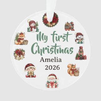 Mijn eerste kerstmis - Persoonlijke Kerstmis Ornament