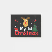 Mijn eerste Kerstmis Post-it® Notes (Voorkant)