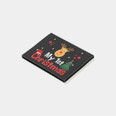 Mijn eerste Kerstmis Post-it® Notes (Schuin)