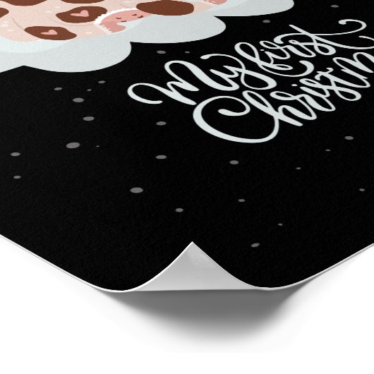 Mijn eerste Kerstmis Poster (Hoek)